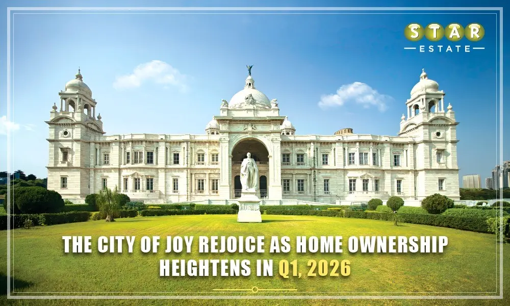 Kolkata Residential Sale race ahead of Metro Cities with 5% Growth in Q1, 2026 